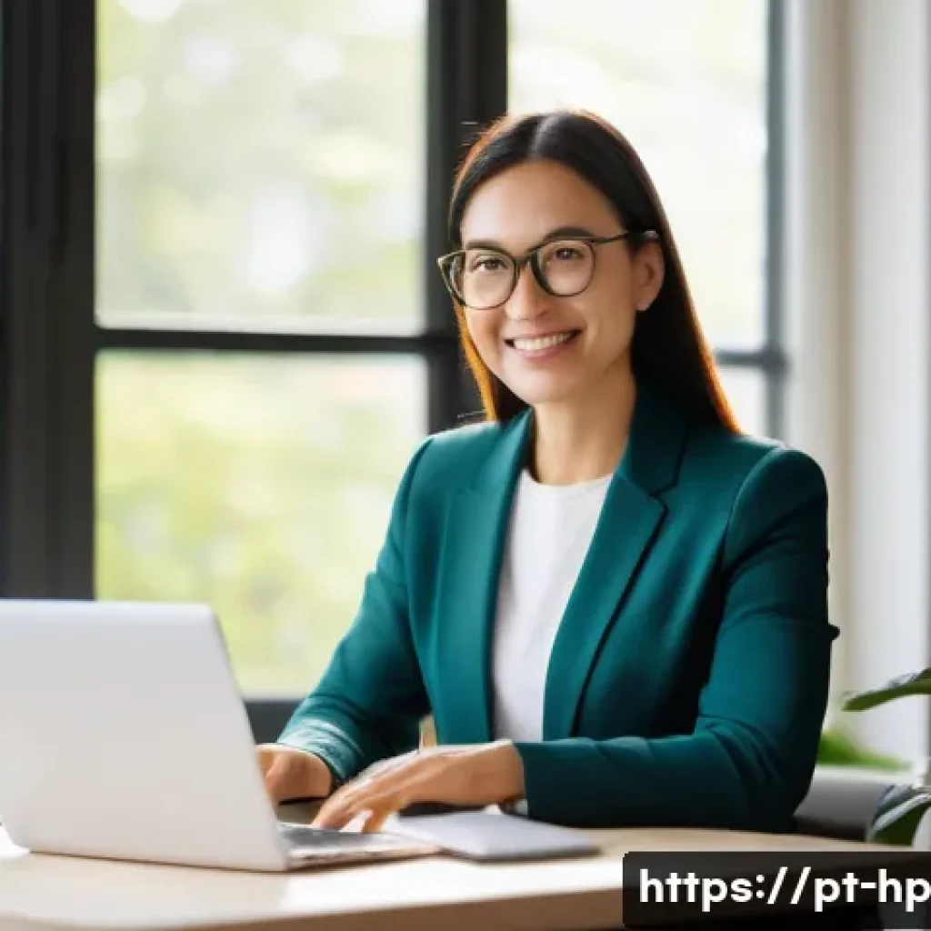 리모트 퍼스트 조직에서의 직무 수행 기준 설정 - **Prompt:** A vibrant and organized home office setup with a diverse adult professional (e.g., a wom...