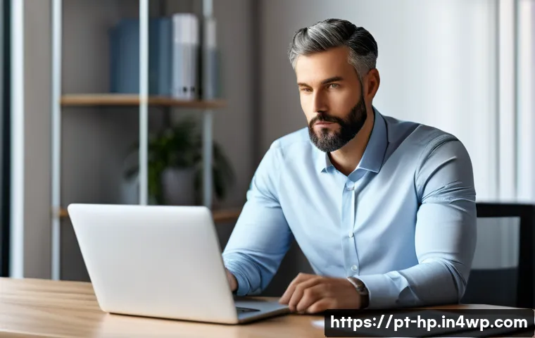 리모트 근무의 법적 책임 이해하기 - **Telework Contract and Professional Setup:**
"A confident adult, appearing professional in smar...